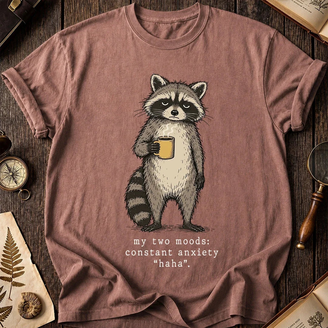 Anxiety Ha Raccoon T-Shirt product image 8
