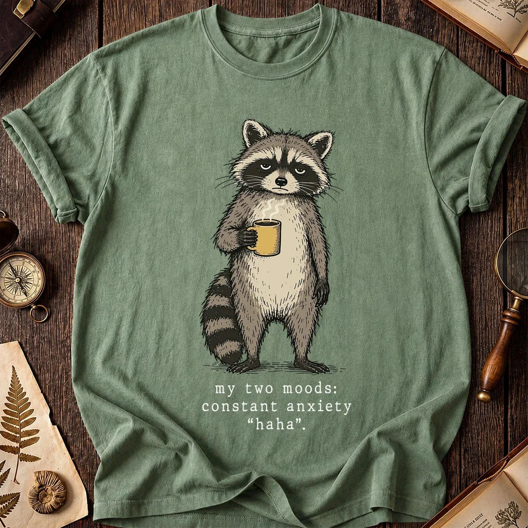 Anxiety Ha Raccoon T-Shirt product image 1