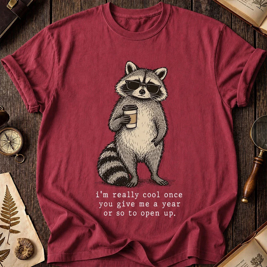 Cool Later Raccoon T-Shirt product image 5