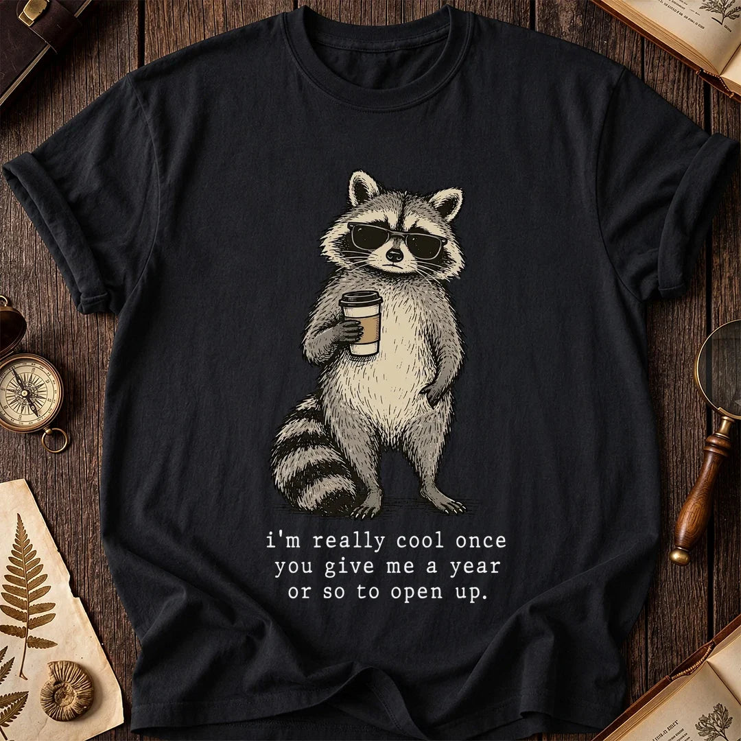 Cool Later Raccoon T-Shirt product image 2