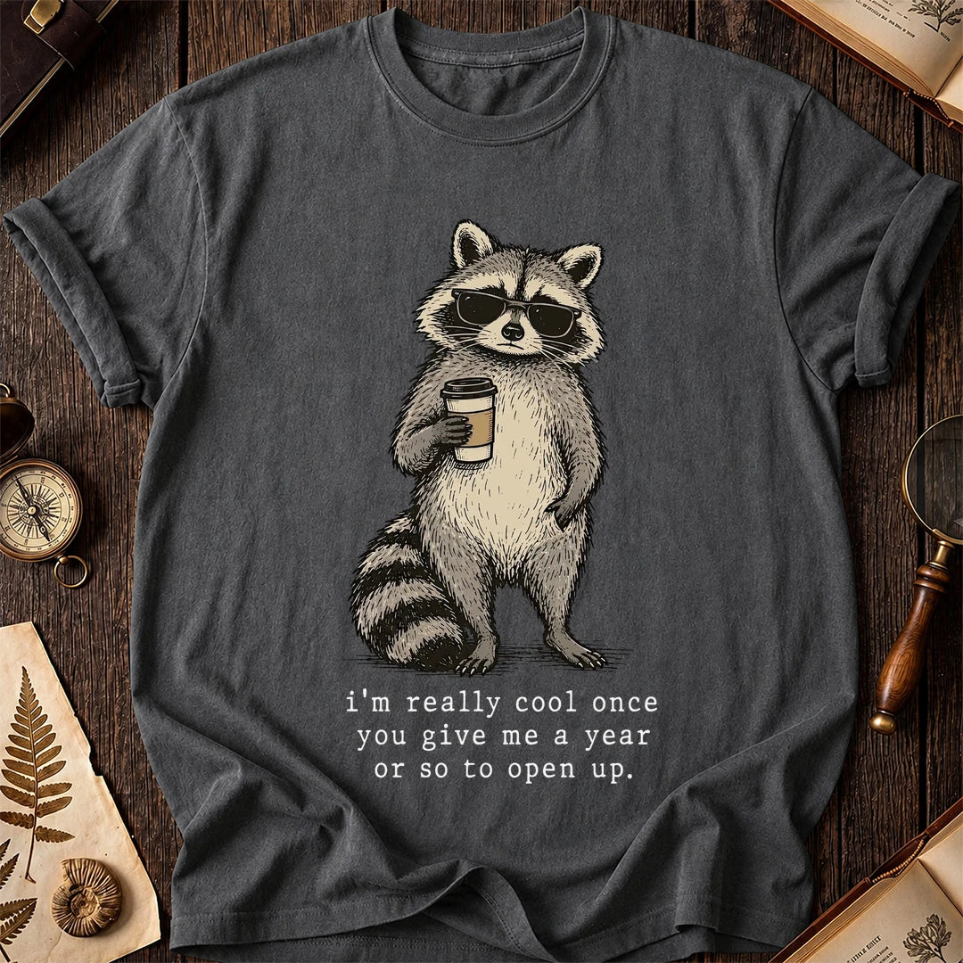 Cool Later Raccoon T-Shirt product image 6