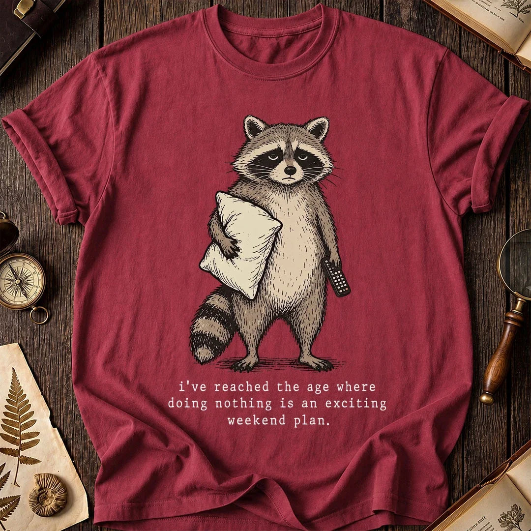 Do Nothing Raccoon T-Shirt product image 5