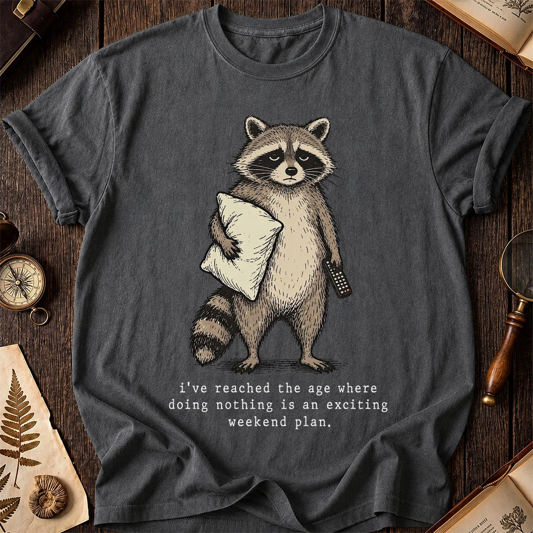 Do Nothing Raccoon T-Shirt product image 6