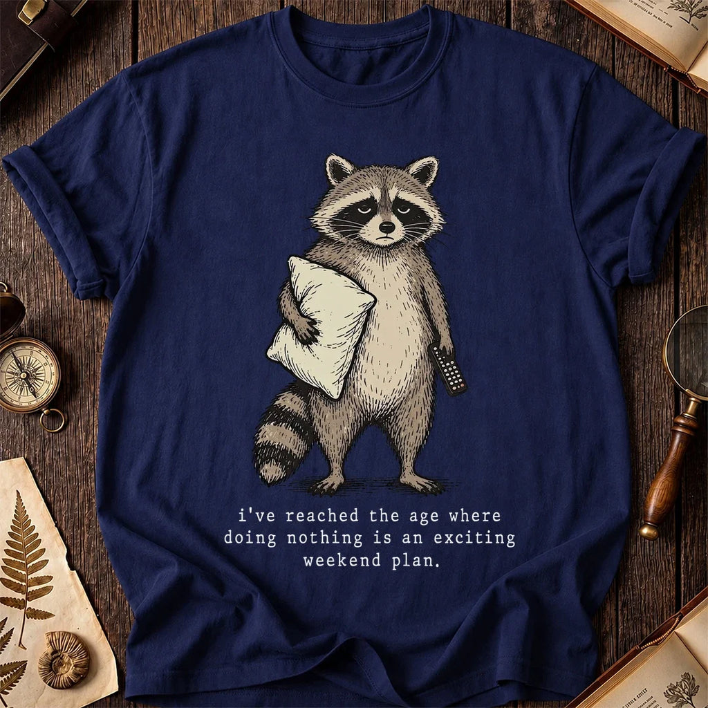 Do Nothing Raccoon T-Shirt product image 7