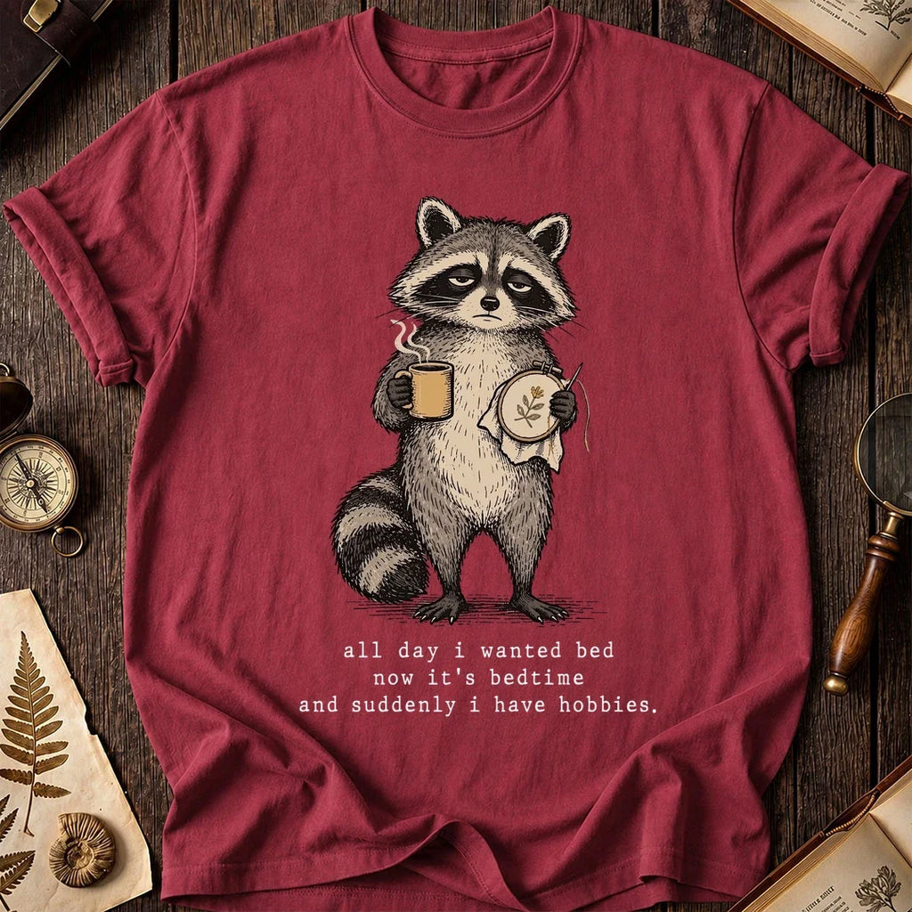 Hobby Time Raccoon T-Shirt product image 5