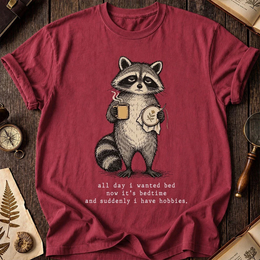 Hobby Time Raccoon T-Shirt product image 5