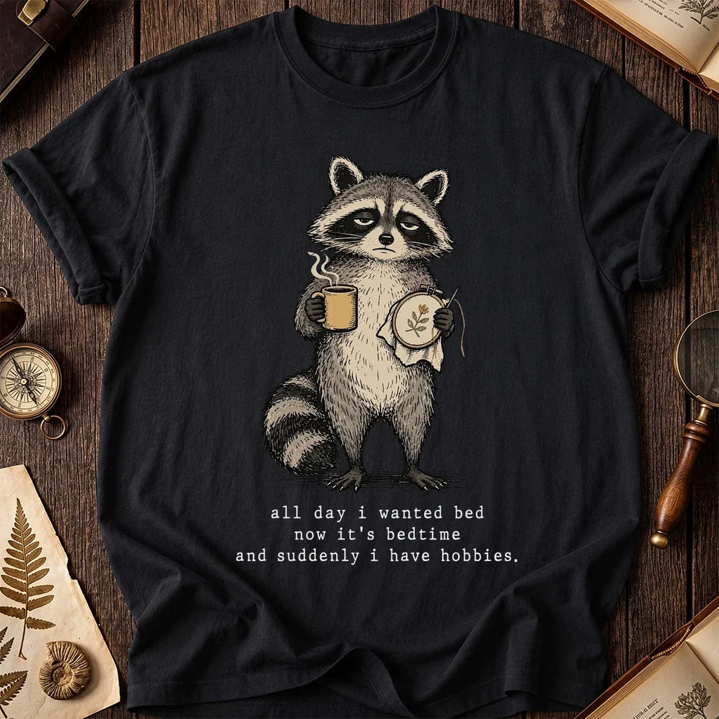 Hobby Time Raccoon T-Shirt product image 2