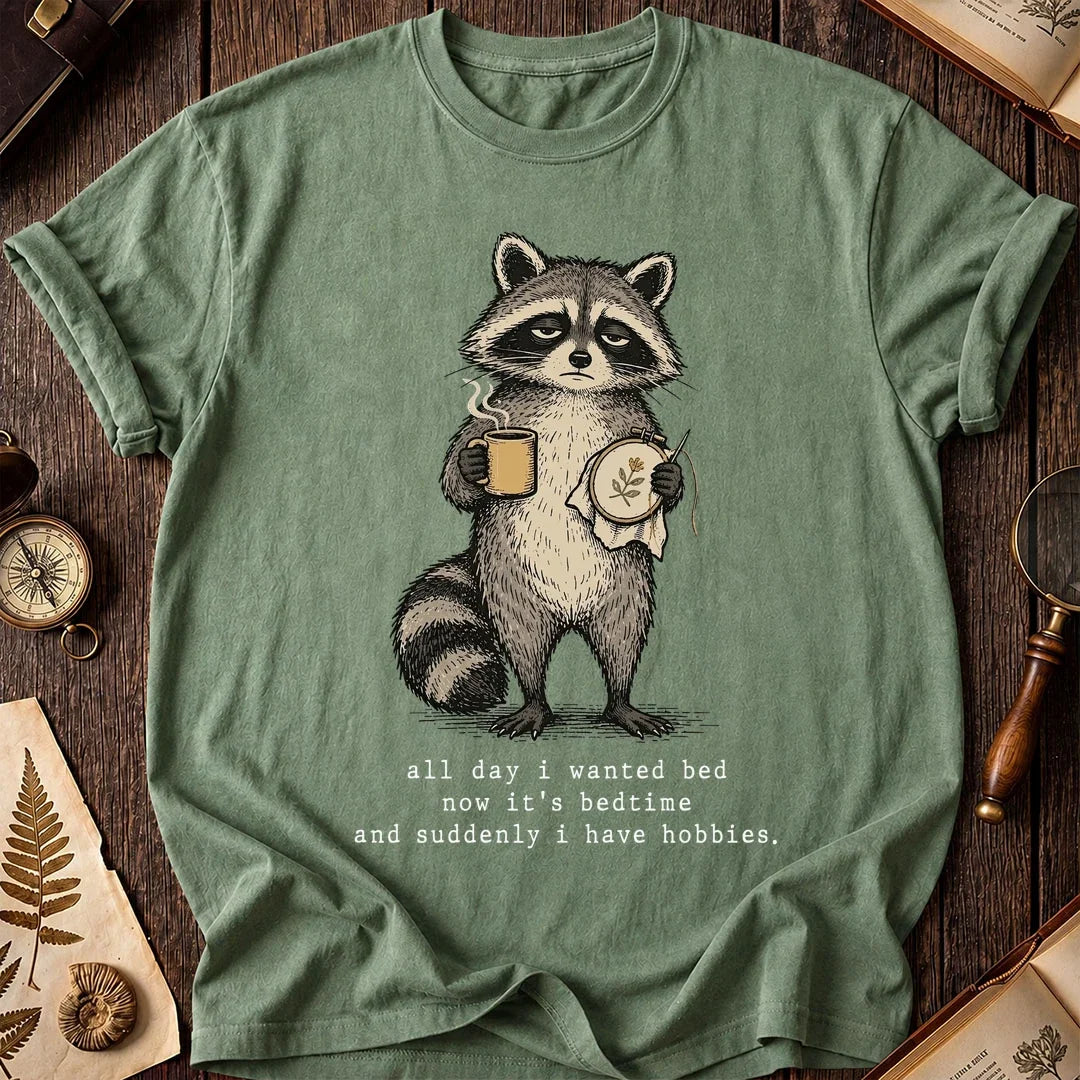 Hobby Time Raccoon T-Shirt product image 1