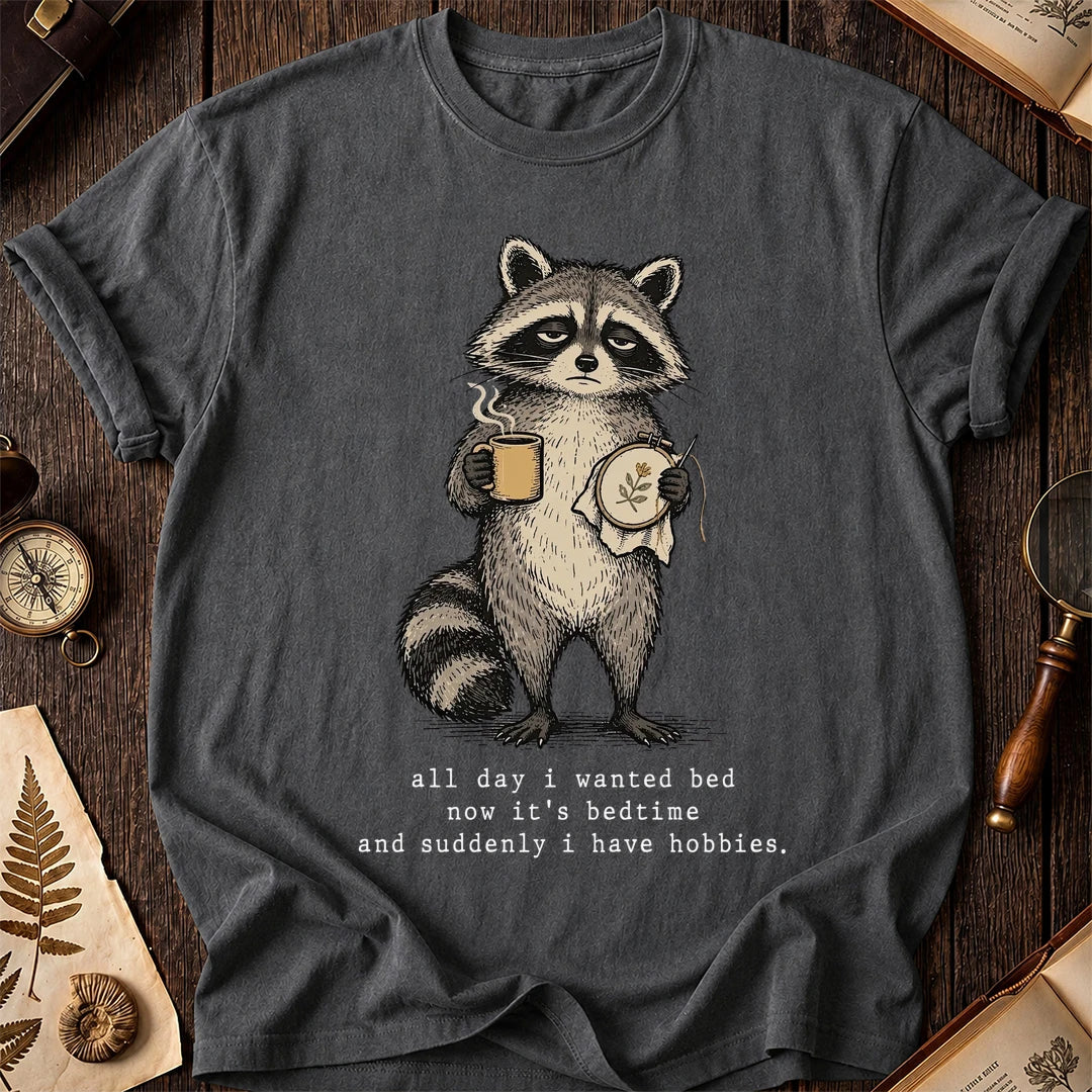 Hobby Time Raccoon T-Shirt product image 6