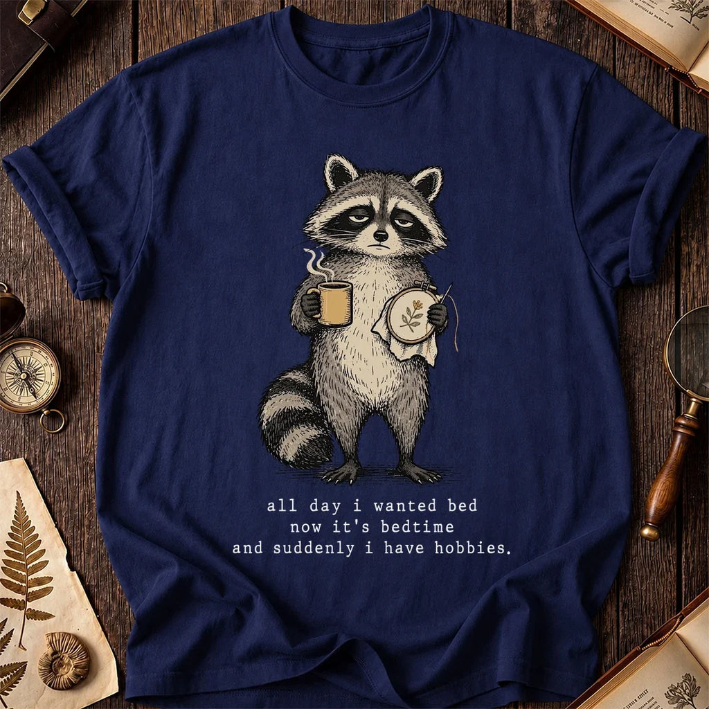 Hobby Time Raccoon T-Shirt product image 7