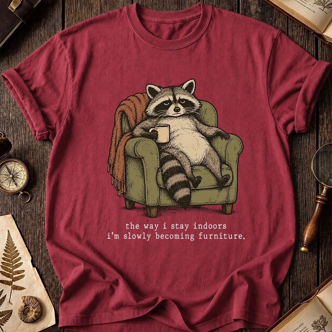 Home Chair Raccoon T-Shirt product image 5