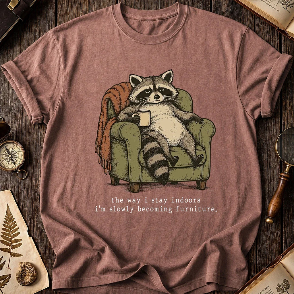 Home Chair Raccoon T-Shirt product image 8