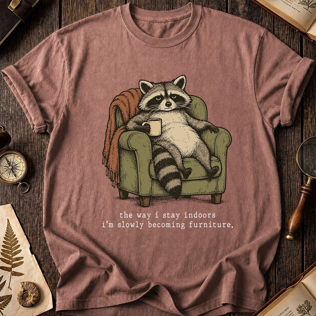 Home Chair Raccoon T-Shirt product image 8