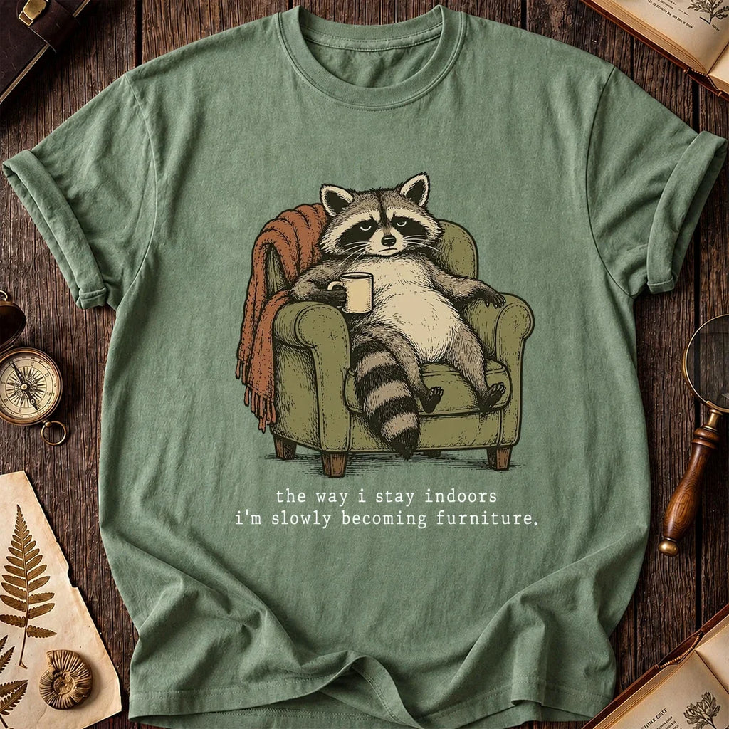 Home Chair Raccoon T-Shirt product image 1