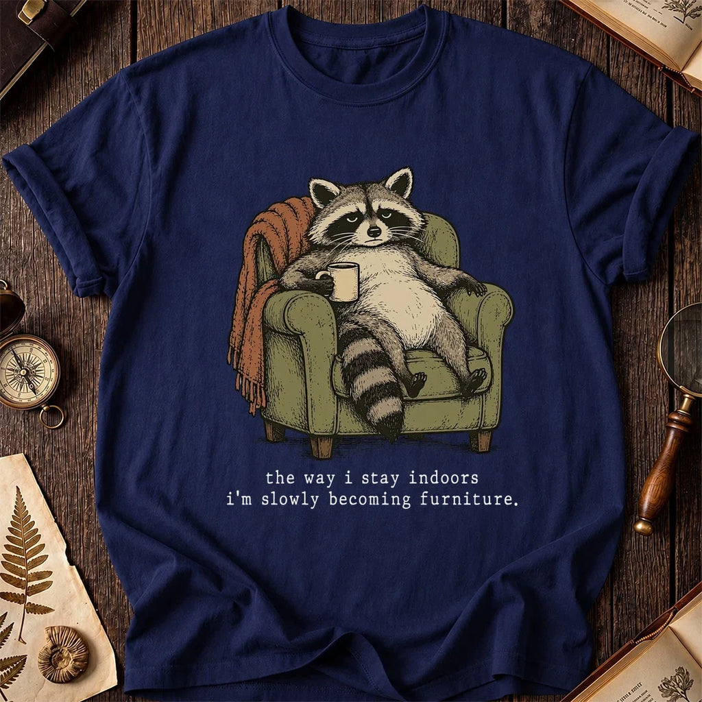 Home Chair Raccoon T-Shirt product image 7