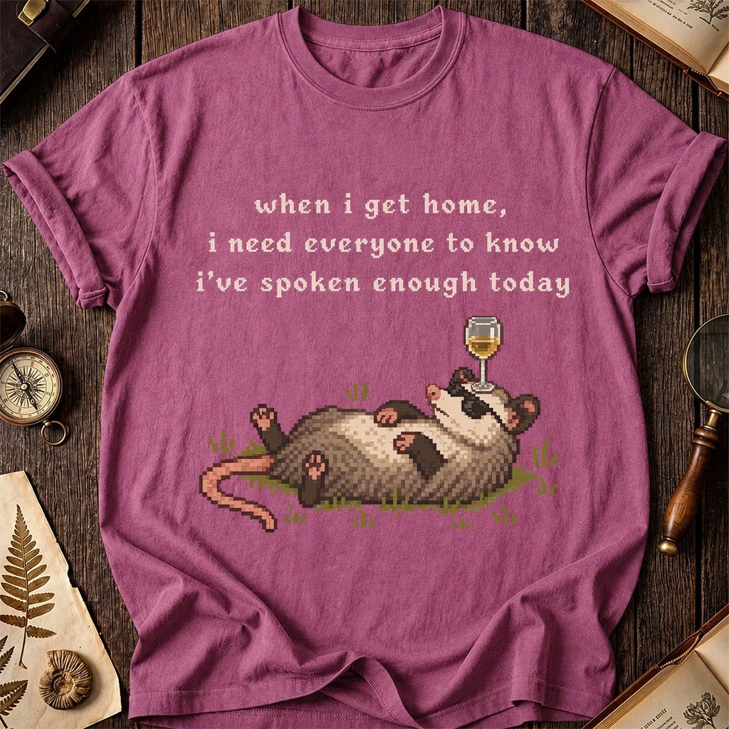 Homebody Possum T-Shirt product image 3