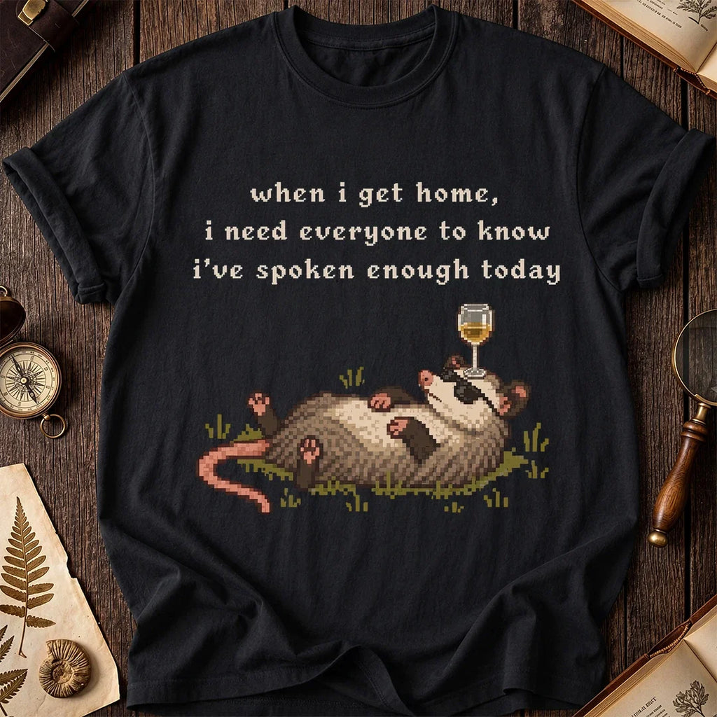 Homebody Possum T-Shirt product image 2