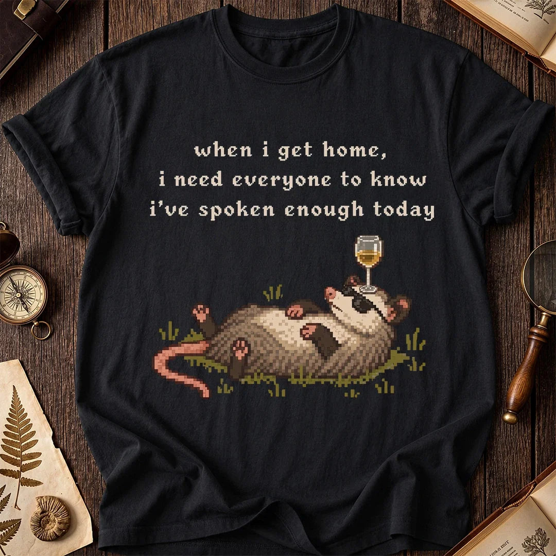 Homebody Possum T-Shirt product image 2