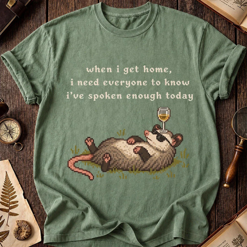 Homebody Possum T-Shirt product image 1