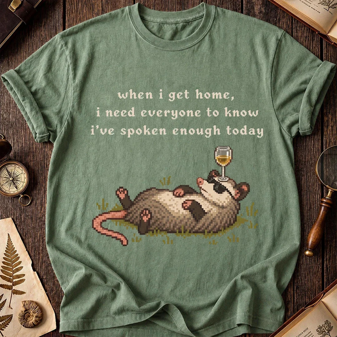 Homebody Possum T-Shirt product image 1