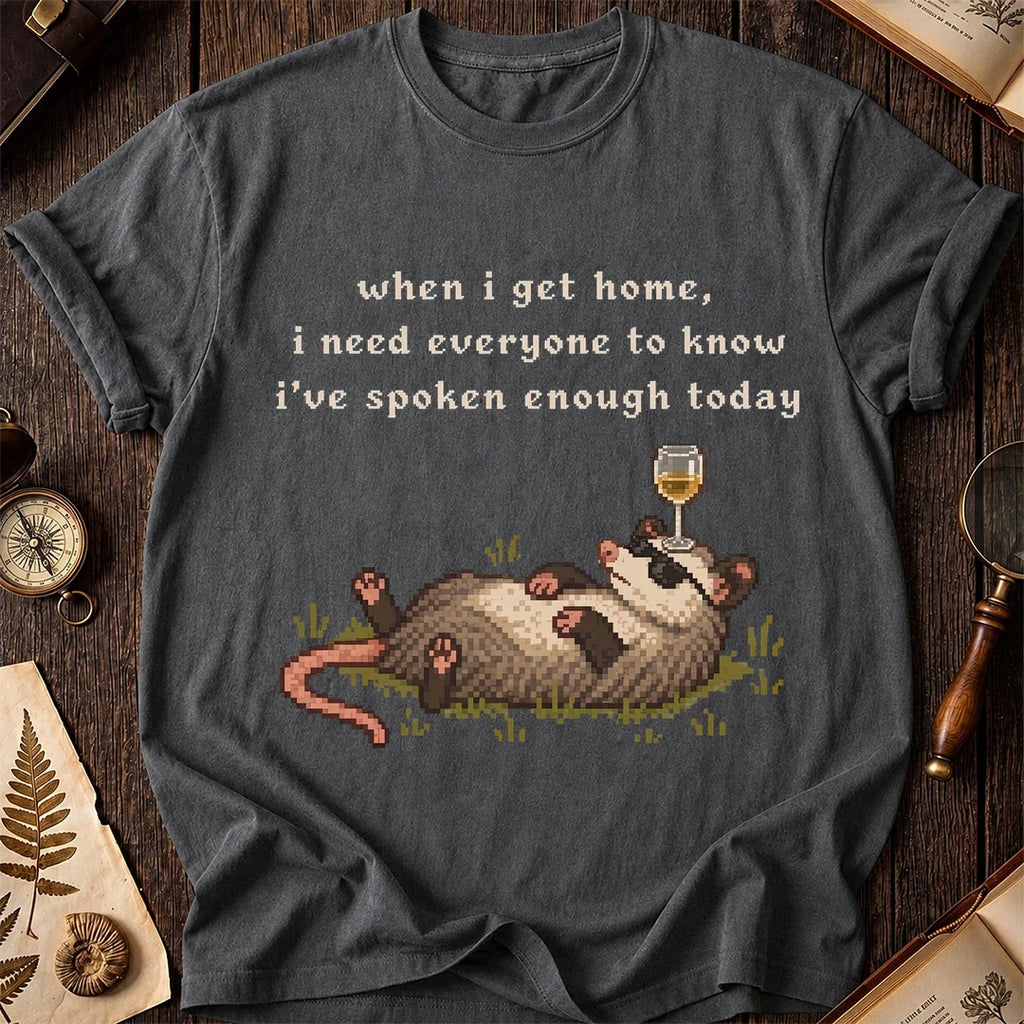 Homebody Possum T-Shirt product image 6