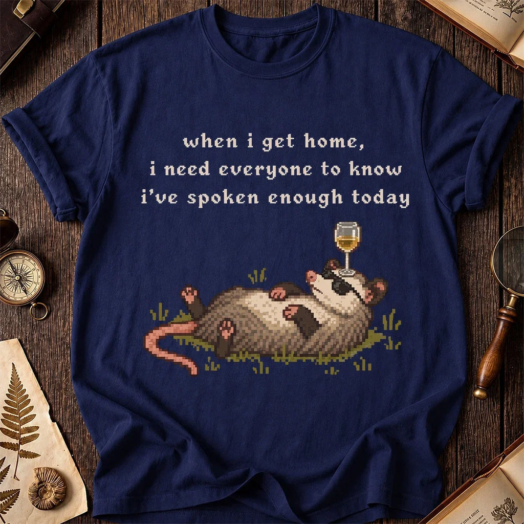 Homebody Possum T-Shirt product image 7