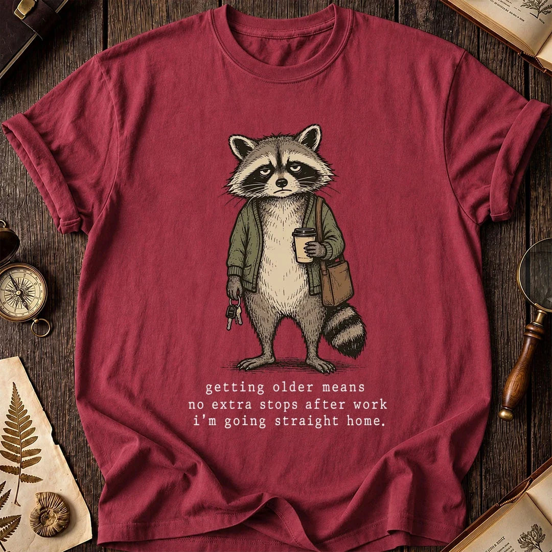 Homebound Raccoon T-Shirt product image 5