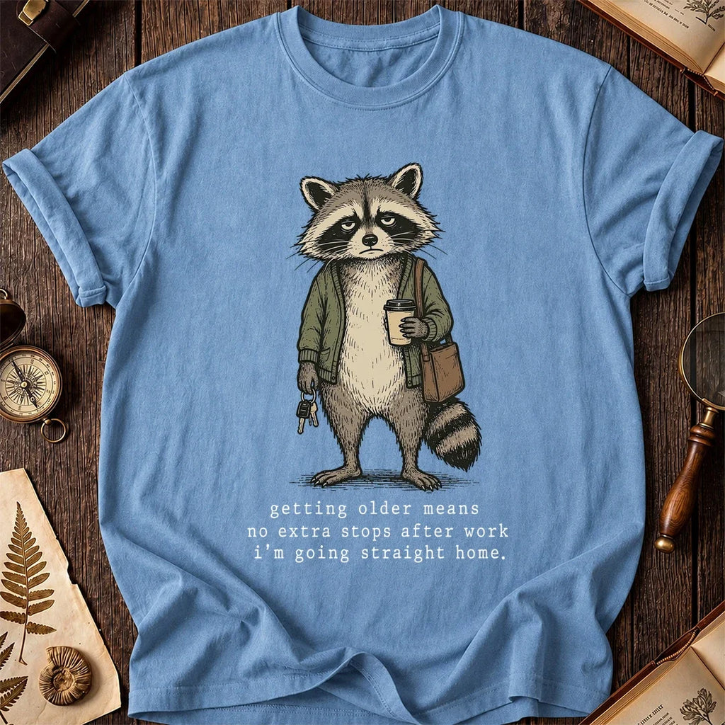 Homebound Raccoon T-Shirt product image 4