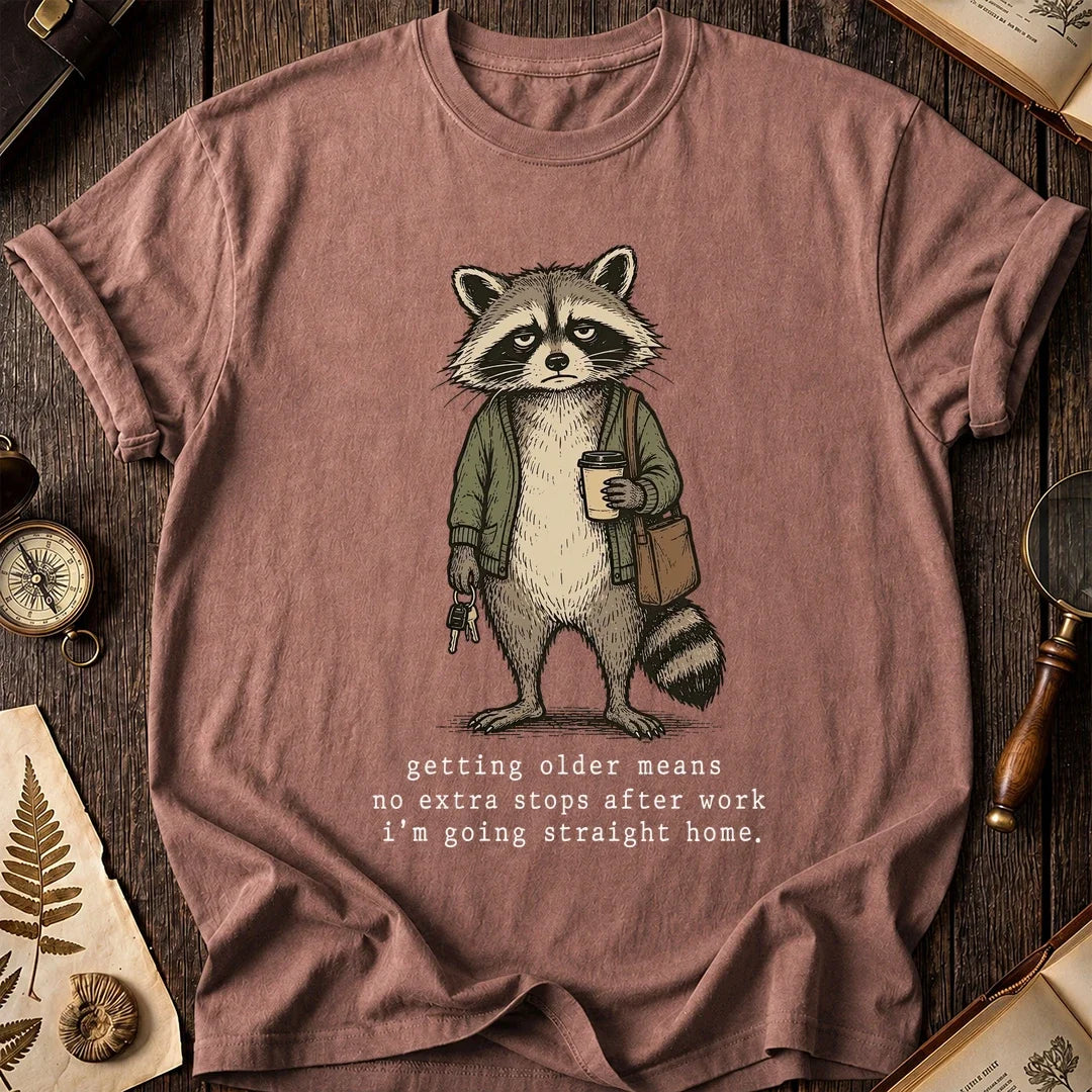 Homebound Raccoon T-Shirt product image 8