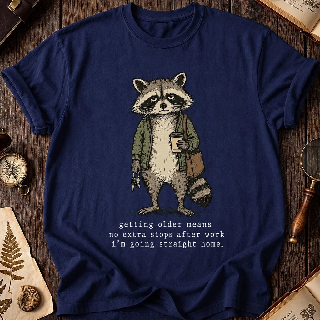Homebound Raccoon T-Shirt product image 7