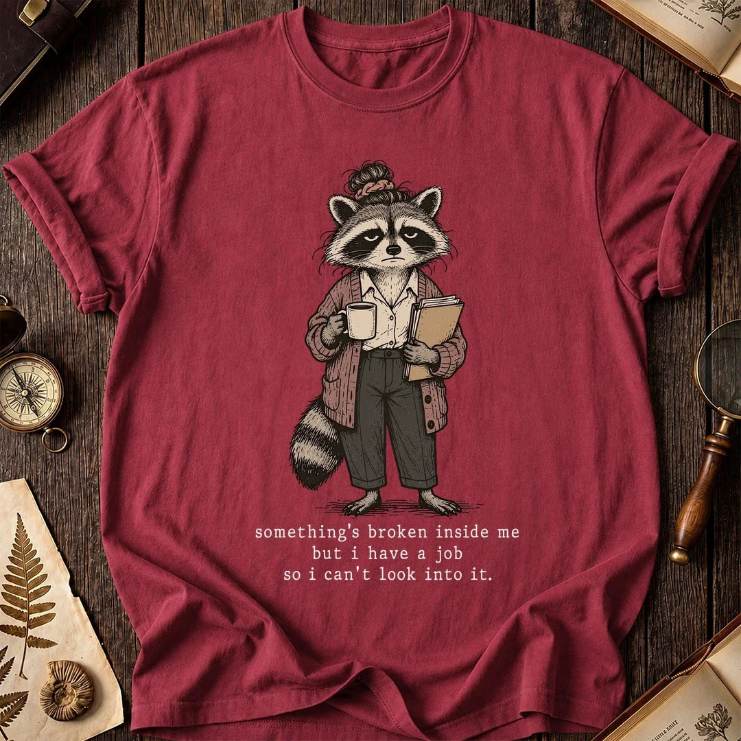 Job Face Raccoon T-Shirt product image 5