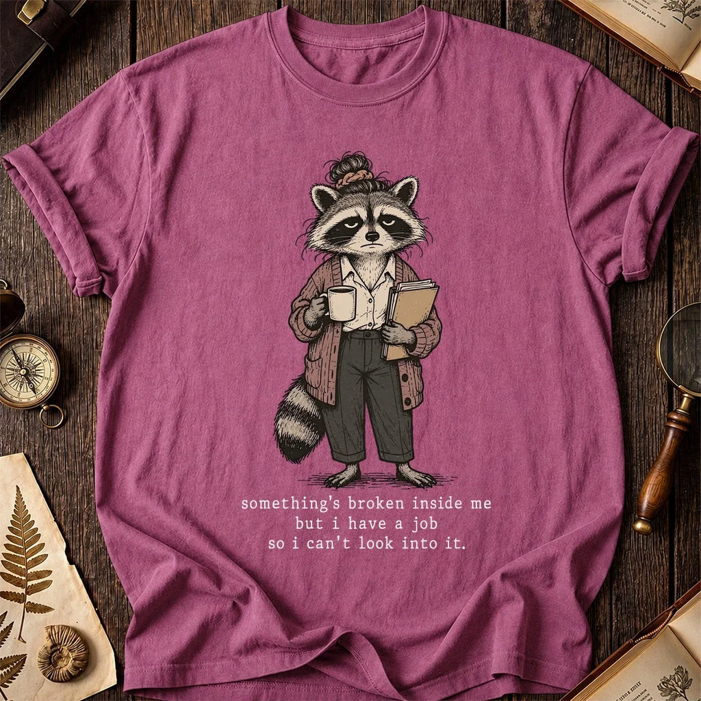 Job Face Raccoon T-Shirt product image 3