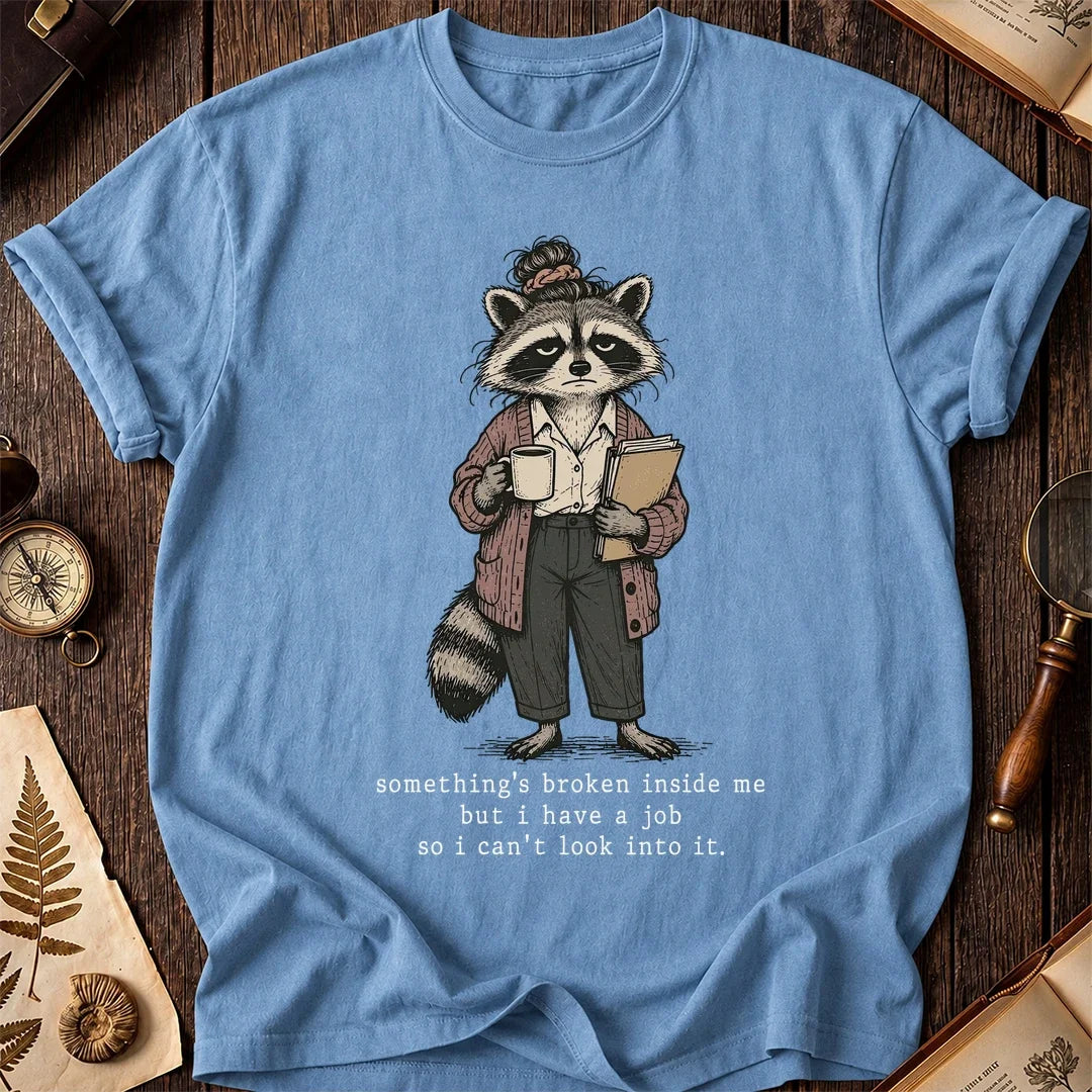 Job Face Raccoon T-Shirt product image 4