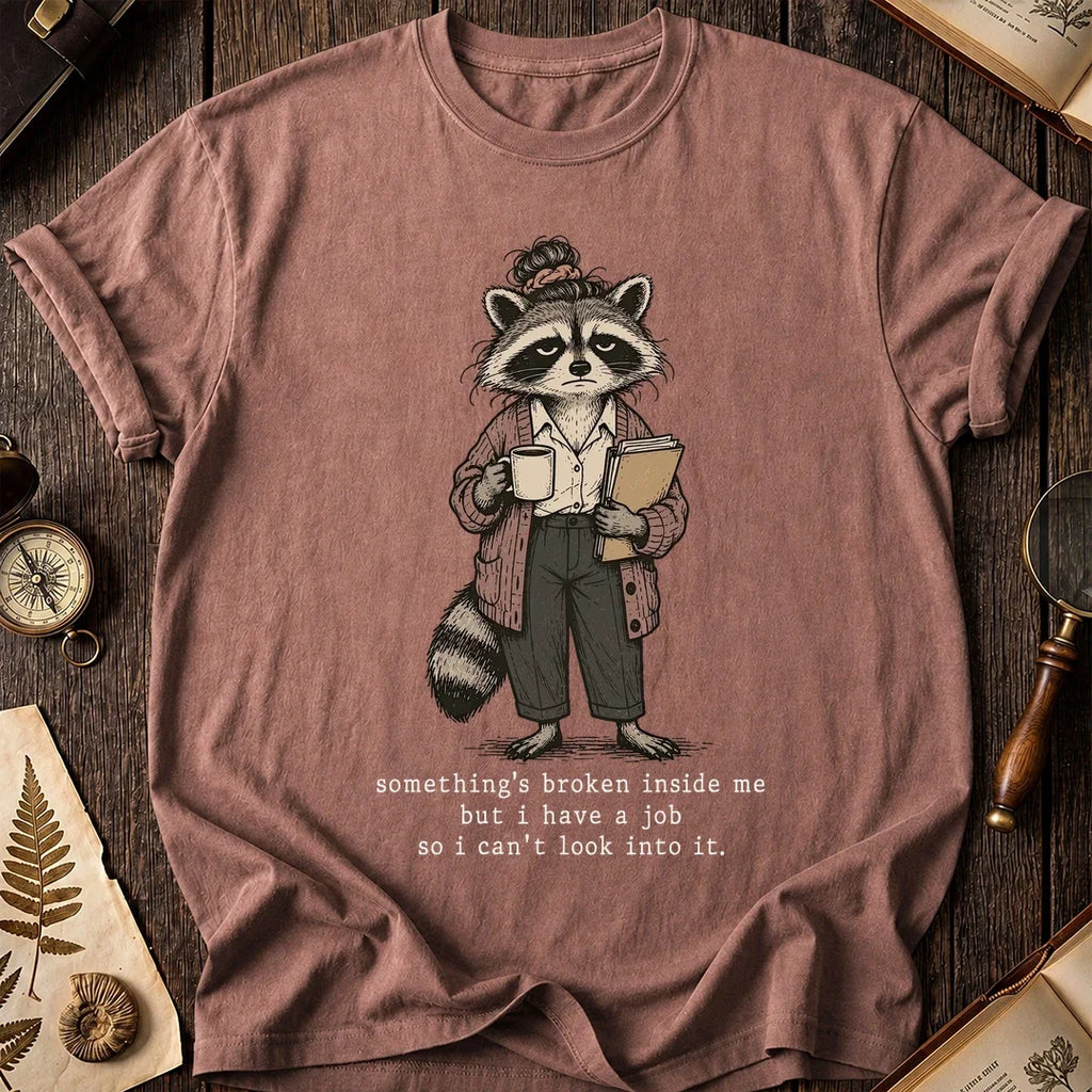 Job Face Raccoon T-Shirt product image 8