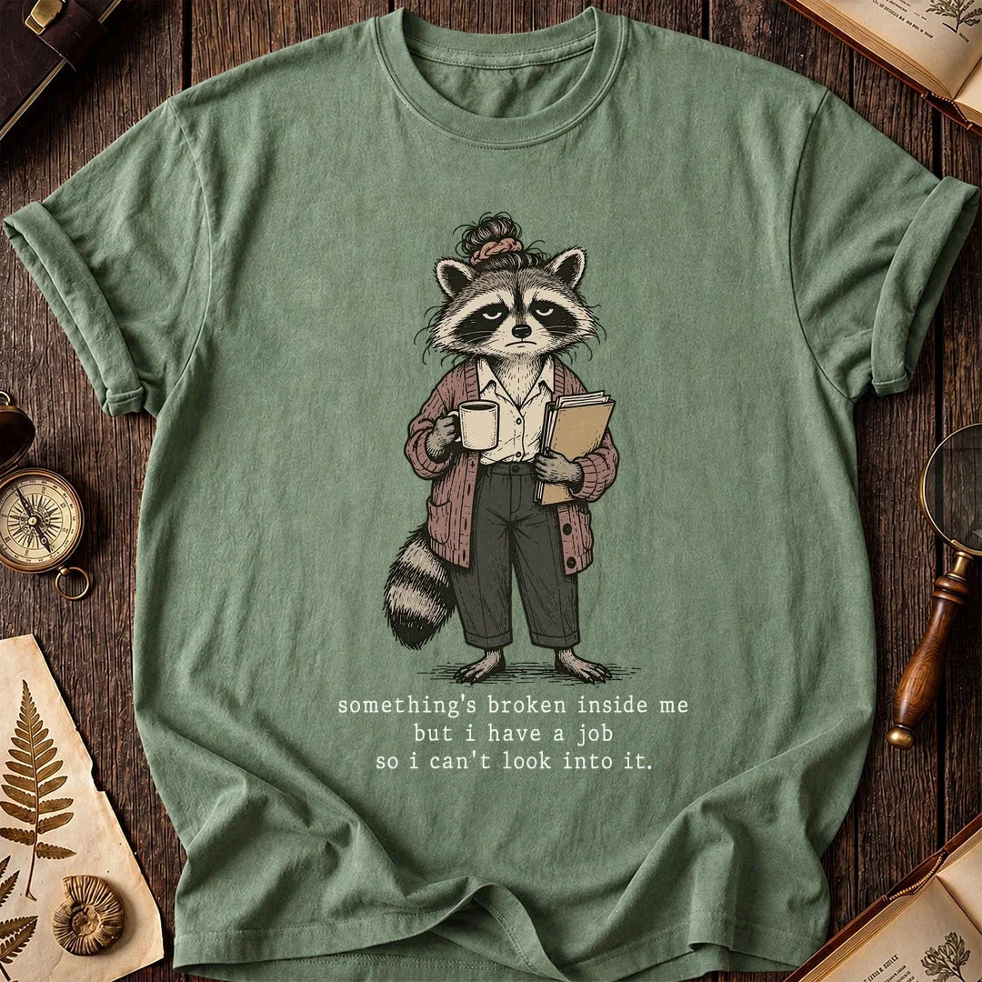 Job Face Raccoon T-Shirt product image 1