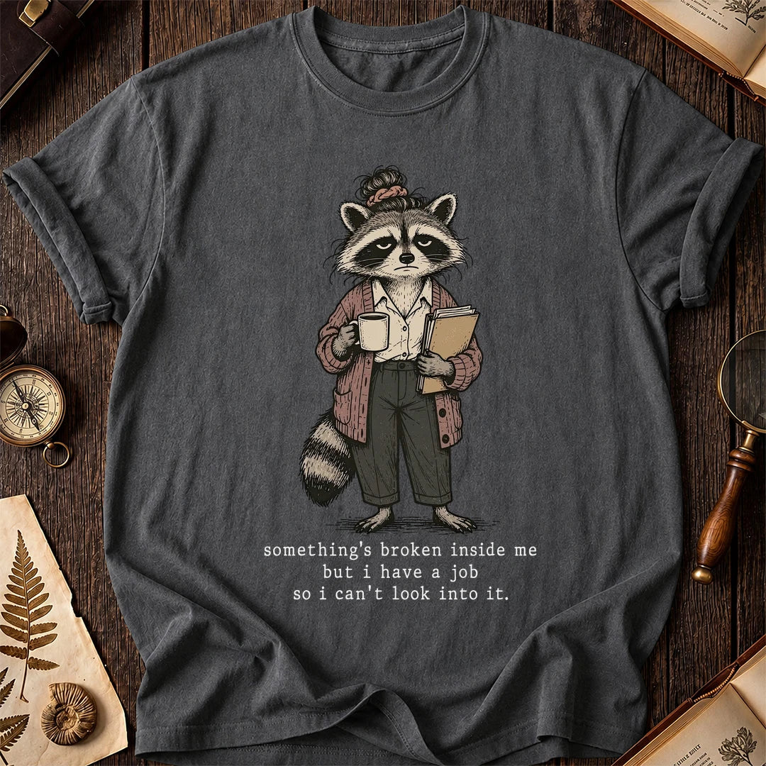 Job Face Raccoon T-Shirt product image 6