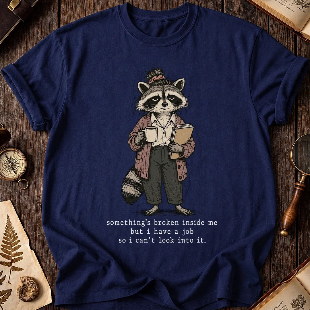 Job Face Raccoon T-Shirt product image 7