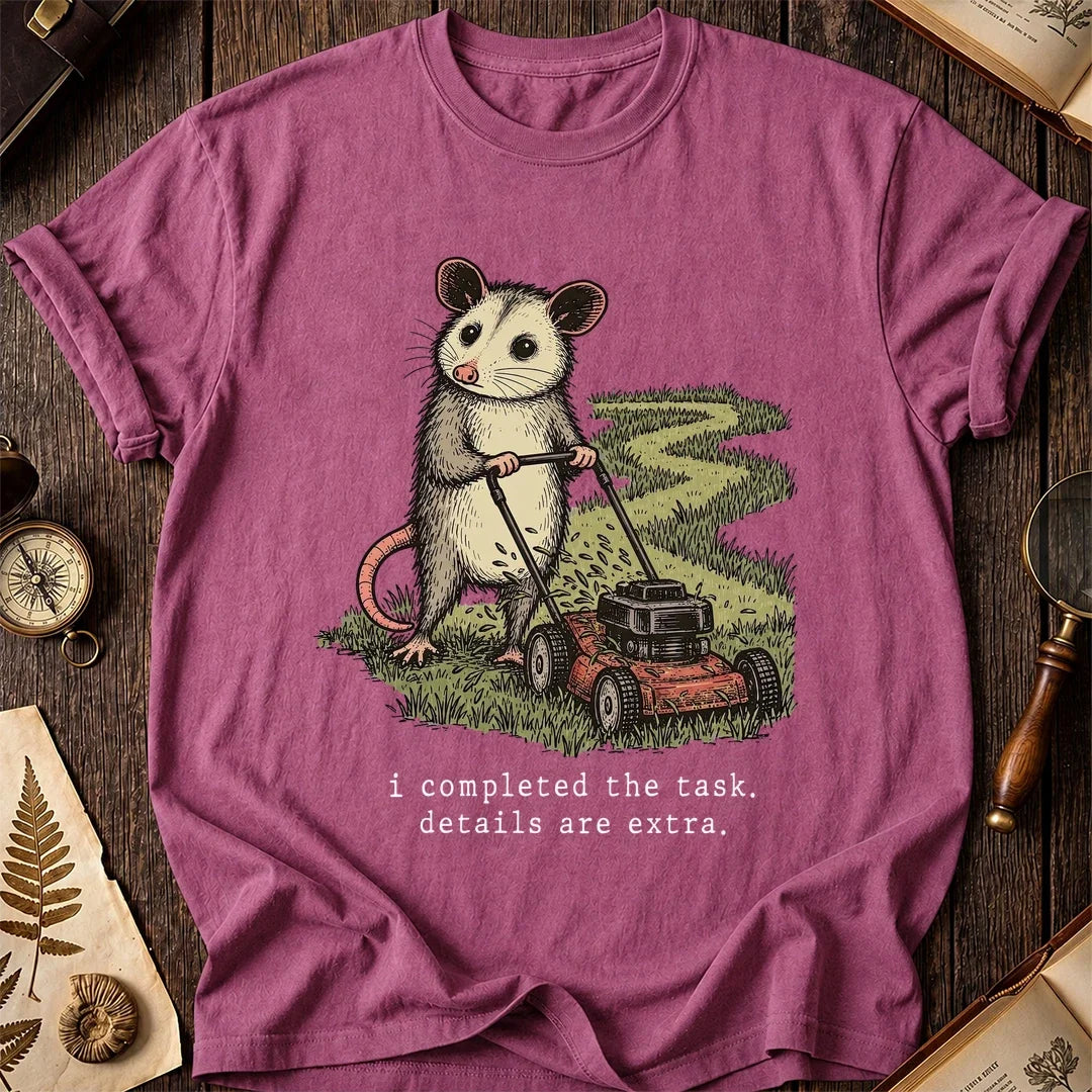 Mowed Enough Possum T-Shirt product image 3