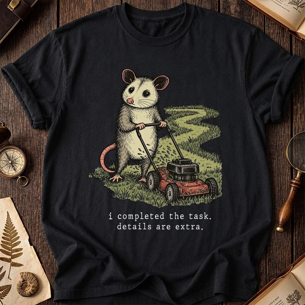 Mowed Enough Possum T-Shirt product image 2