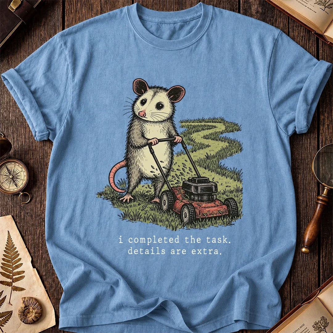 Mowed Enough Possum T-Shirt product image 4