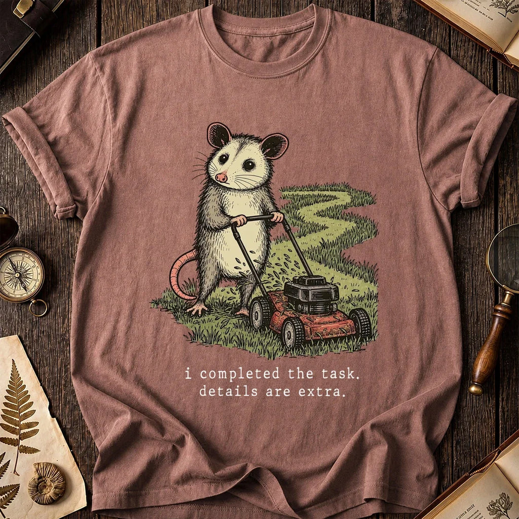 Mowed Enough Possum T-Shirt product image 8