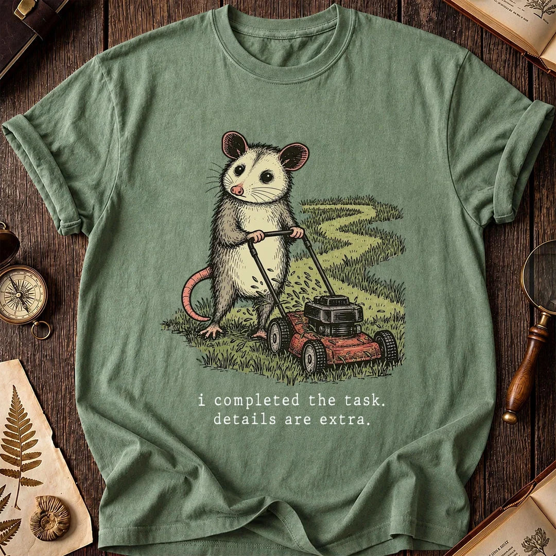 Mowed Enough Possum T-Shirt product image 1