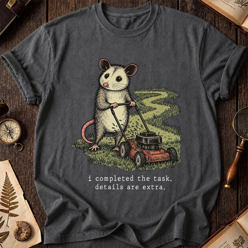 Mowed Enough Possum T-Shirt product image 6