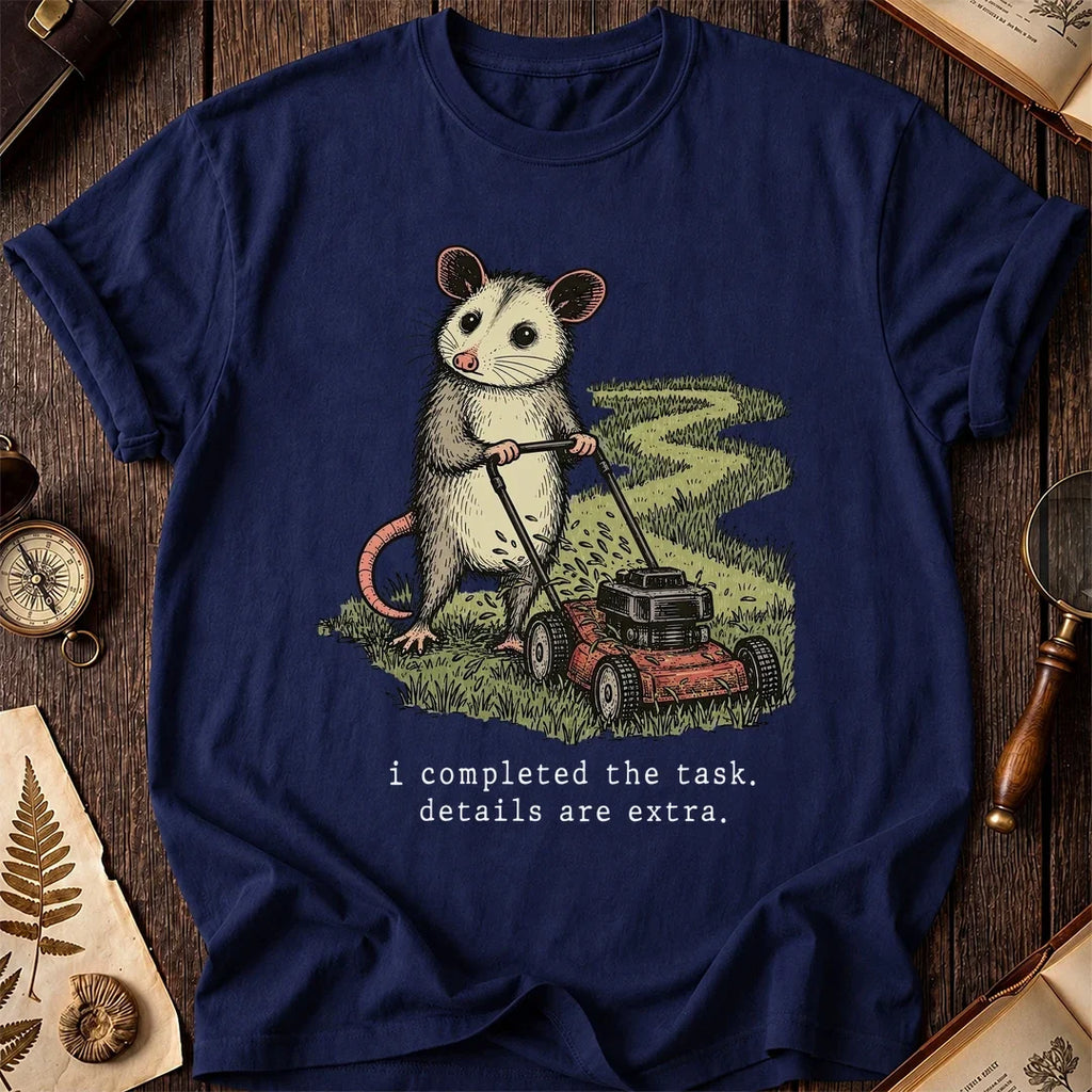 Mowed Enough Possum T-Shirt product image 7