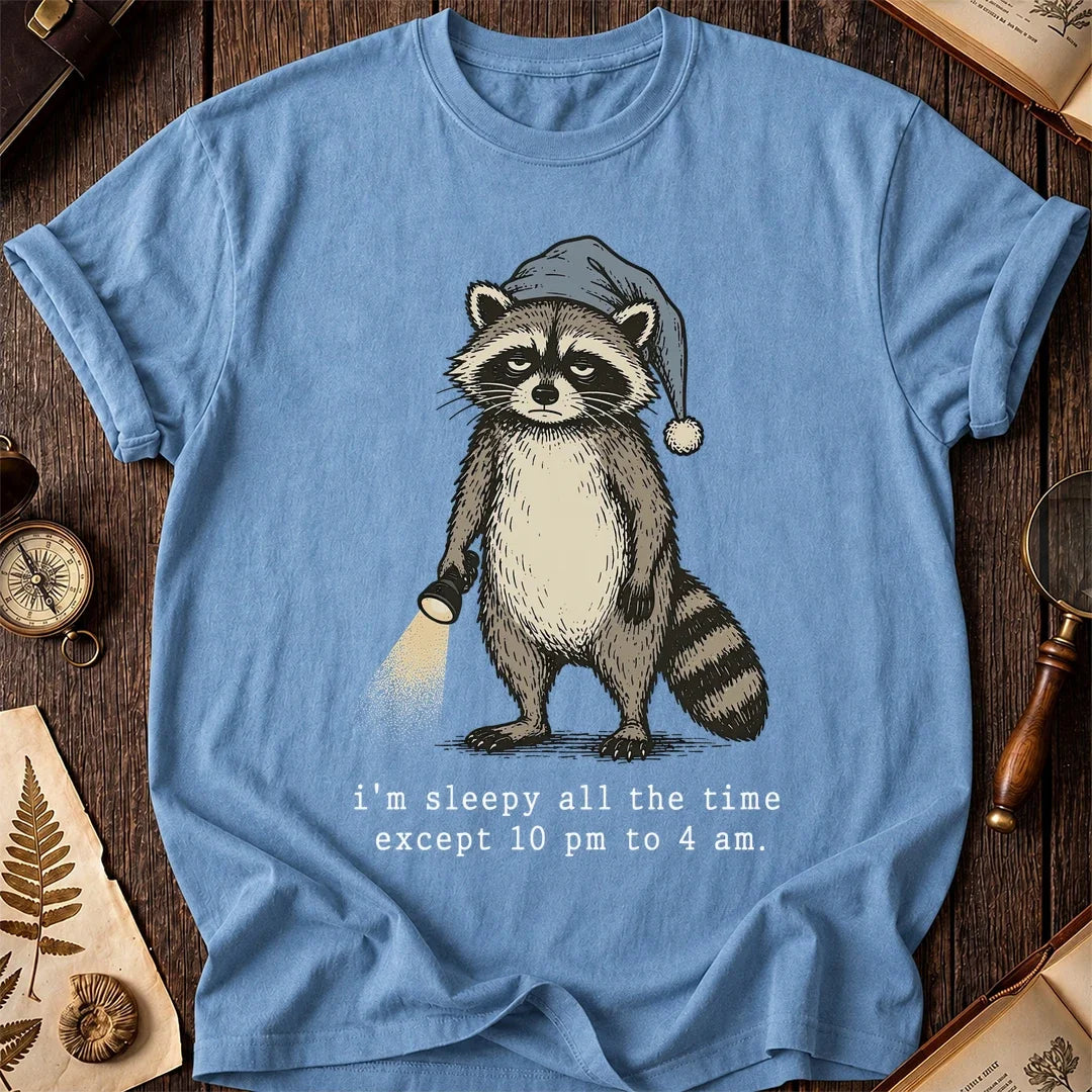 Night Hours Raccoon T-Shirt product image 4