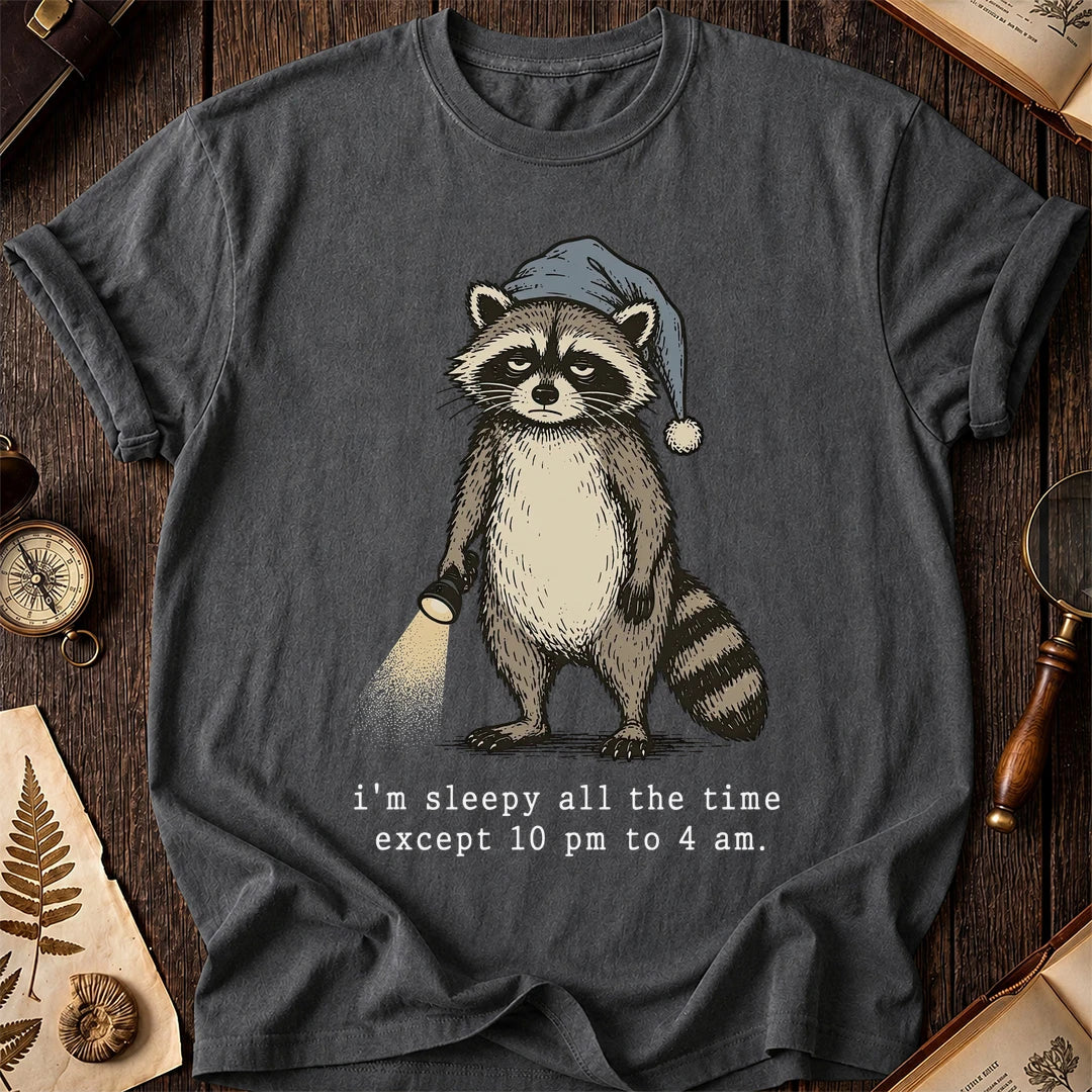 Night Hours Raccoon T-Shirt product image 6