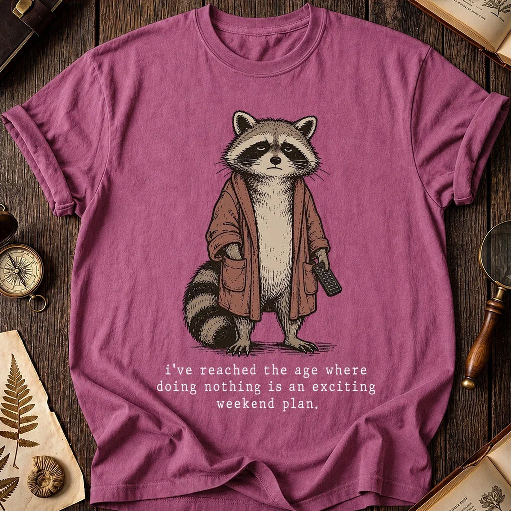 No Plans Raccoon T-Shirt product image 3