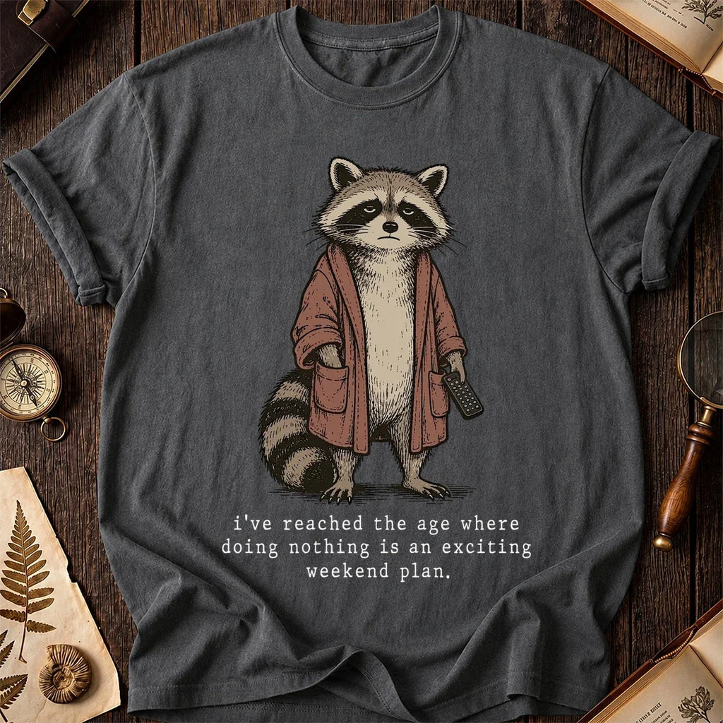 No Plans Raccoon T-Shirt product image 6