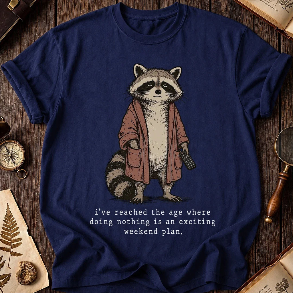 No Plans Raccoon T-Shirt product image 7