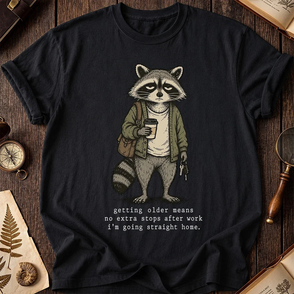 No Stops Raccoon T-Shirt product image 2